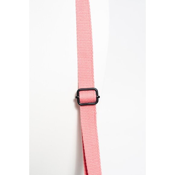 Small Adjustable 20-35" Pink Camera Neck Strap w/ Peak Design Anchors / Cotton - Picture 7 of 14